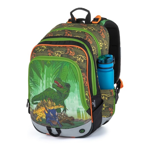 Školský batoh Bagmaster Alfa 21 C Green/black