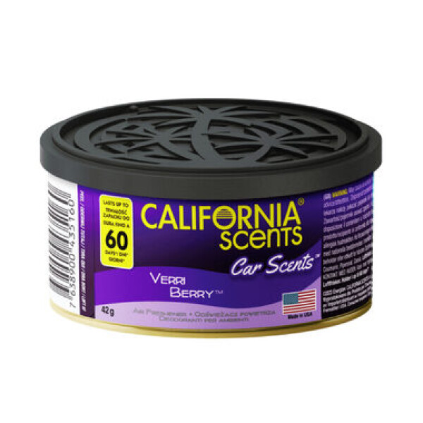 California Scents Car Scents Verri Berry (čučoriedka) / Vôňa do auta / Až 60 dní (CSC007)