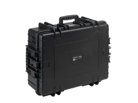 BW 6500|B|Sl International outdoorový kufor typ 6500 čierna / s nastaviteľnými prepážkami / Rozmery 660 x 490 x 231mm (6500/B/SI)