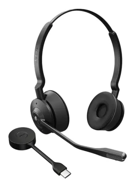 JABRA Engage 55 SE Stereo čierna / stereo náhlavná súprava / mikrofón / USB-C / MS Teams (9659-470-111)