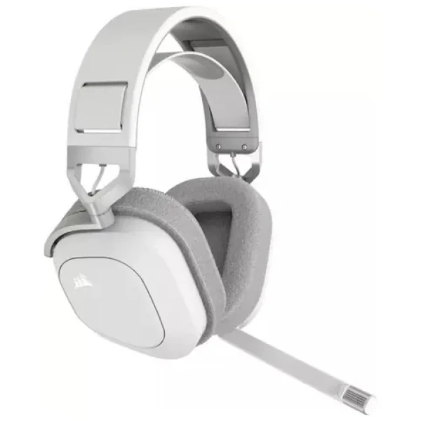 Corsair HS80 Max Wireless biela / Bezdrôtové herné slúchadlá / mikrofón / USB-A bezdrôtový vysielač (CA-9011296-EU)