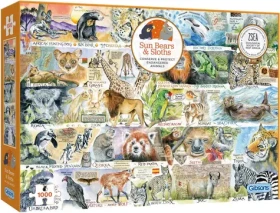 GIBSONS Puzzle Medvede a leňochy