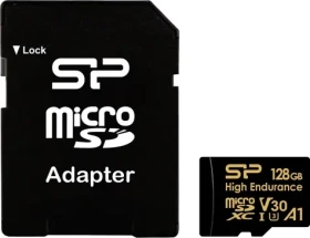 Silicon Power micro SDXC 128GB + adaptér / Class 10 / UHS-I U3 / V30 (SP128GBSTXDV3V1HSP)