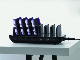 Conceptronic CONCEPTRONIC Ladegerät 7Port 7xUSB-C 160WPD3.0 sw