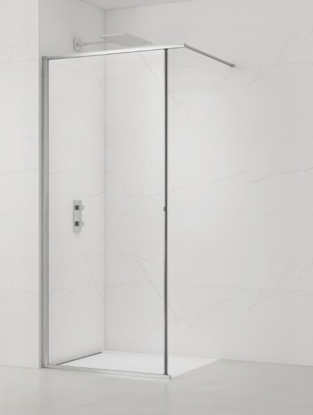 Sprchová zástena SAT Walk-In so stieracou lištou 140 cm SATWISL140 SATWISL140