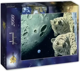GRAFIKA Puzzle Brloh snežných leopardov