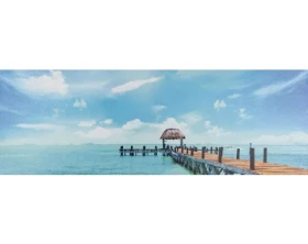 Obraz na plátne Tahiti, 90x30 cm%