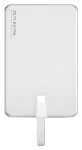 Flextail Zero Power Metal 5000 mAh strieborná / Powerbanka / Magnetické uchytenie / 5000 mAh / 7 mm (Zero Power M 5000-S)