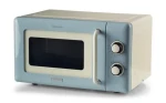 Ariete 3960BL Vintage krémová/modrá / Mikrovlnná rúra / 800 W / 20 l / 5 úrovní výkonu (3960BL)