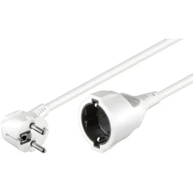 MicroConnect Predlžovací kábel Schuko MF biela / Predlžovací kábel / 5 m / 16 A (PE140500W)