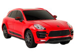 Mamido Elektrické autíčko R/C Porsche Macan Turbo 1:24 Rastar v červenej farbe