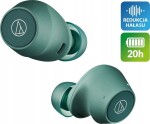 Audio-Technica Audio-Technica ATH-CKS30TW+, headphones (green, Bluetooth, USB-C, IPX55)