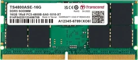 Transcend JetRam 16GB (1x16GB) 5600MHz / SODIMM / DDR5 / CL46 / 1.1V / 1Rx8 (JM5600ASE-16G)