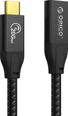 Orico CY32-10-BK-BP čierna / Kábel USB / USB-C (M) - USB-C (M) / 1 m (CY32-10-BK-BP)