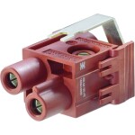 Weidmüller 1828410000 konektorová vložka, zásuvka RockStar® HDC CM 2 + PE skrutkovací 5 ks; 1828410000