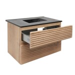 Kúpeľňová skrinka 2 zásuvková s umývadlom Naturel Savona 78x53x44, 8 cm dub Halifax mat SAVONA280DHC SAVONA280DHC