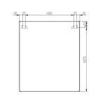 Mereo Aira, Mailo, Opto, Vigo, Ponte kúpeľňová galerka 60 cm, zrkadlová skrinka, dub Riviera CN716GR