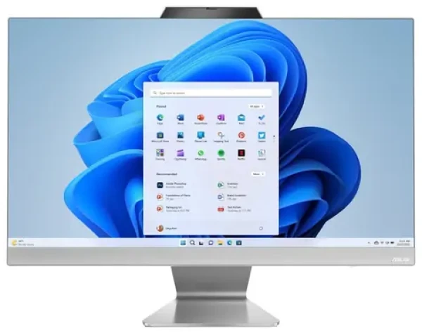 Asus ExpertCenter M3 AiO M3402WFA biela / 23.8" FHD / AMD Ryzen5 7520U 2.8GHz / 8GB / 512GB SSD / AMD Radeon / W11H (M3402WFAK-WPC050W)