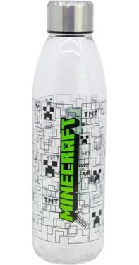 STOR Fľaša na pitie Minecraft 980 ml / Plastová bez BPA a ftalátov / kovový skrutkovací uzáver (31349)