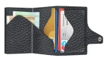 TRU VIRTU Click Slide Pebble Black/Black / Peňaženka / RFID ochrana / Koža a hliník / 5 kariet (24104004408)