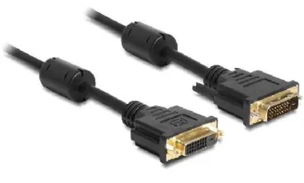 DeLock predlžovací kábel DVI-D 24+1 samec - samica / 2m (83186)