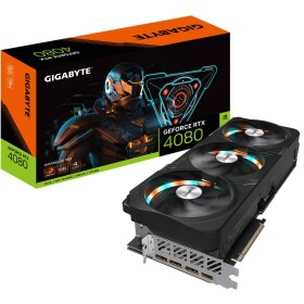 GIGABYTE GeForce RTX RTX 4080 AERO OC / 2205 - 2535 MHz / 16GB GDDR6X / 256bit / 1x HDMI + 3x DP / 320W (16) (GV-N4080AERO OC-16GD)