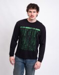 Edwin Synthetic TS LS Black garment washed S