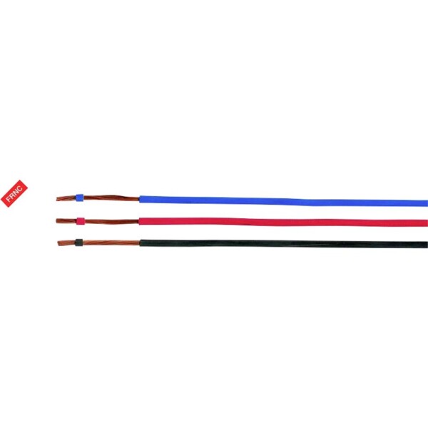 HELU 51405-100 jeden drôt H07Z-K 1 x 1.50 mm² modrobiela 100 m; 51405-100