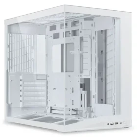 Lian Li O11 Dynamic Mini V2 biela / PC skriňa / ATX / Bez zdroja / 2x USB-A 3.0 + 1x USB-C 3.1 / priehľadná bočnica (O11DMIV2W)