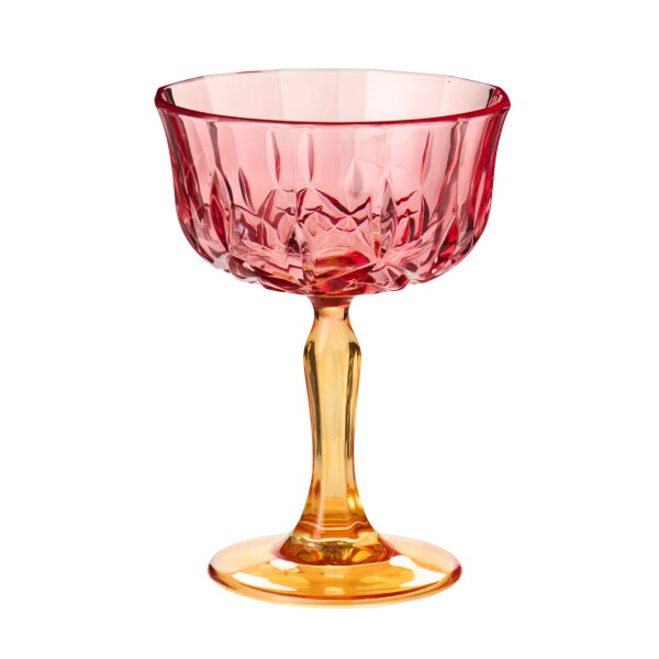 Ib Laursen Pohár na víno Multi Colours 165 ml rúžovo-oranžová