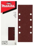 Makita P-36011 / Brúsny papier na drevo kov / K120 / Rozmery 230x93 mm / dierovaný / 10 ks (P-36011)