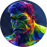 Jedlý papír Hulk farebná animácia 19,5 cm - Pictu Hap - Pictu Hap