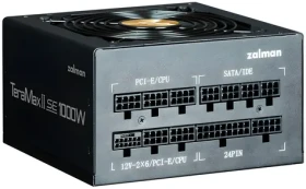 Zalman ZM1000-TMX2 SE čierna / Zdroj / 1000W / ATX3.1 / 80+ Gold / modulárne (ZM1000-TMX2SE)