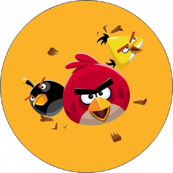 Jedlý papier Angry Birds 19,5 cm - Pictu Hap - Pictu Hap