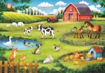 Clementoni PUZZLE Zvieracia farma