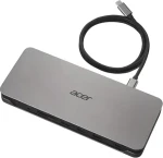 Acer USB-C dokovacia stanica čierna / Dokovacia stanica / USB-C / 2x HDMI / DisplayPort / LAN / čítačka kariet (GP.DCK11.01Q)