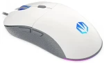 Endorfy GEM biela / optická / drôtová / herná / 8000 dpi / PMW3325 / 6 tlačidiel / RGB / Kailh GM4.0 / USB / 1.8m (EY6A012)
