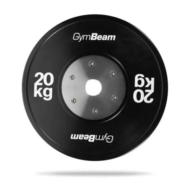 Gumový kotúč Competition Bumper - GymBeam (čierna) (64681-4-20kg)