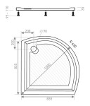 OLSEN SPA - Sprchovací kút Albatera - Farba rámu zásteny - Hliník leštený, Rozmer A - 90, Rozmer B - 90, Vanička HL - Vanička z liateho mramoru, Výplň - Číre bezpečnostné sklo - 4 mm BCALB90CC + VANKALB83N
