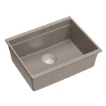 Quadron - Granitový drez Logan 100 Beige Oceľ HQJ6045U4_BS_U