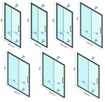 REA/S - Sprchovací kút Rapid Slide Dvere: 120 x Sprchová zástena: 100 KPL-09882