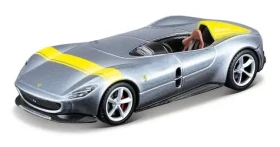 Maisto - Speed Icons - Ferrari Monza SP1, strieborno-žltá, 1:64