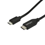 StarTech kábel USB-C na MicroUSB čierna / 480 Mbps / Thunderbolt 3 / 2m (USB2CUB2M)