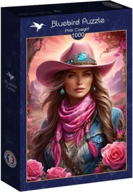 BlueBird Puzzle Ružová cowgirl