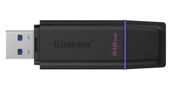 Kingston DataTraveler Exodia 512GB čierna/fialová / Flash disk / USB 3.2 Gen 1 - (USB-A 3.0) (DTXG2/512GB)