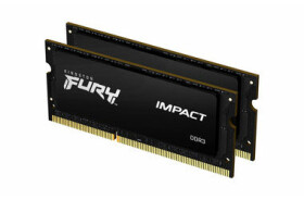 Kingston FURY Impact 8GB (2x 4GB) DDR3L 1866MHz / CL11 / SO-DIMM / 1.35V / Non-ECC / Un-Registered (KF318LS11IBK2/8)