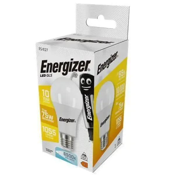Energizer S18539 LED Globe žiarovka 11W / Pätica E27 / 6500K / 1055lm (S18539)