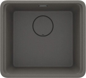 DEANTE DEANTE - Momi anthracite metallic Granitový drez, 1-bowl ZKM_T10A