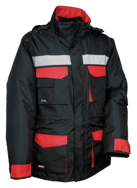 Bunda Cofra HAILSTORM Farba: Červená, Veľkosť: 2XL (V197_0_05_XXL)