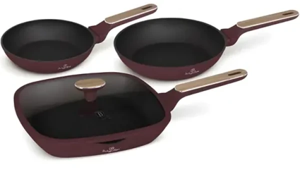 BERLINGERHAUS Leonardo Nordic Collection / Sada panvíc s titánovým povrchom / 4 ks (BH-8304)